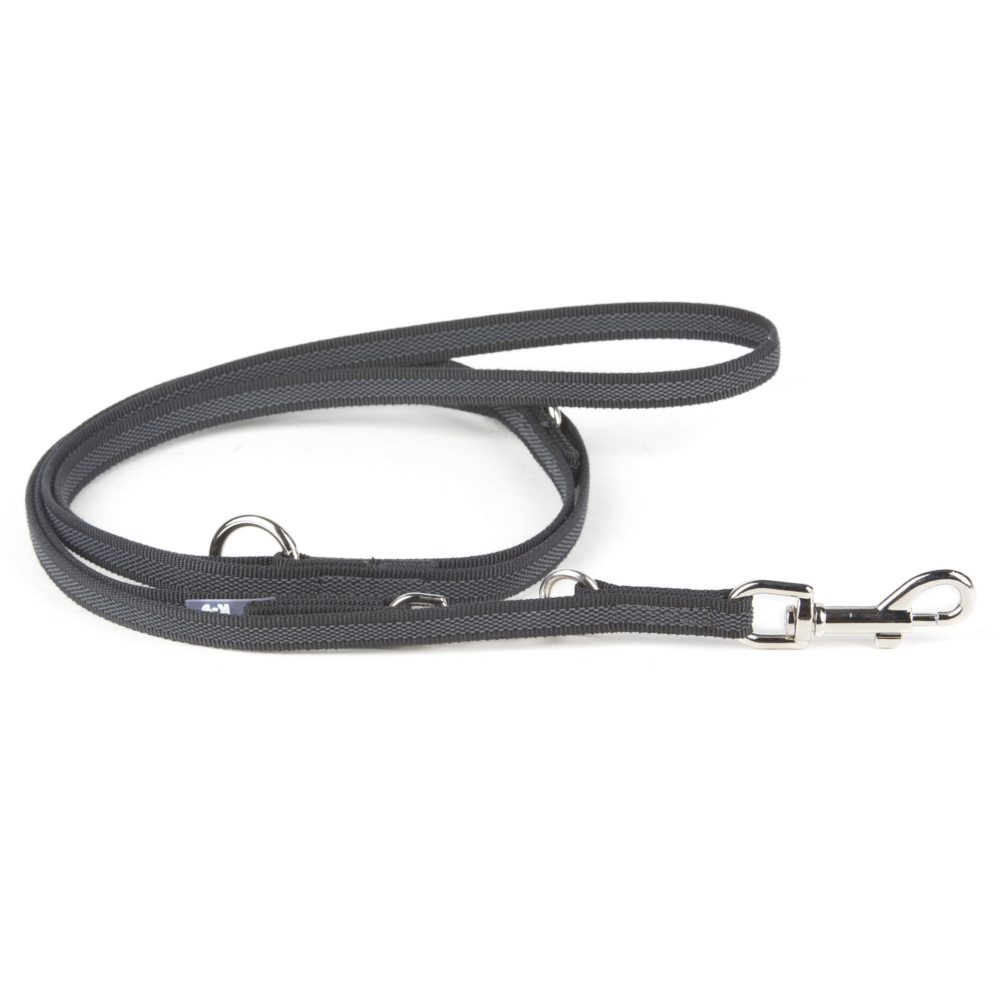 JULIUS-K9® Supergrip Double Adjustable Lead - 220cm x 20mm (L x W)