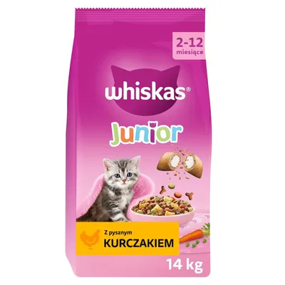 Whiskas Junior z kurczakiem