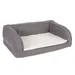 Orthopedic dog sofa grey