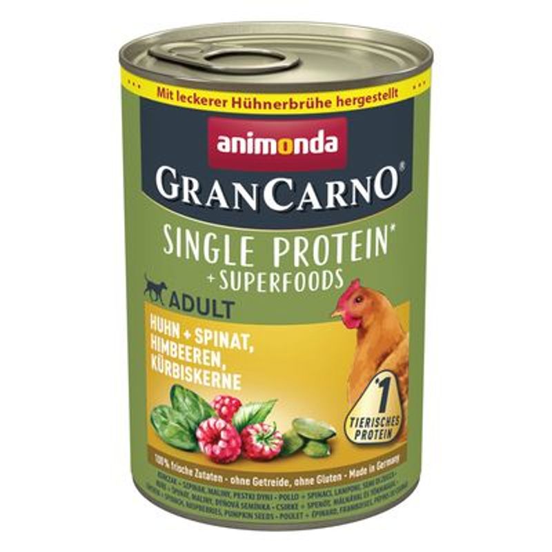 animonda GranCarno Adult Superfoods 6 x 400 g Hondenvoer