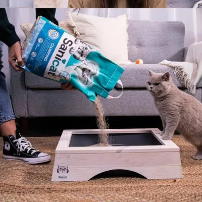 Sanicat Klonterende Kattenbakvulling met Marseillezeep