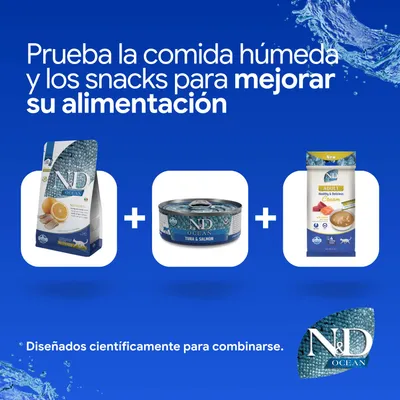 Farmina N&D Ocean Adult Esterilizado Arenque y Naranja Farmina N&D Ocean Adult Esterilizado Arenque y Naranja