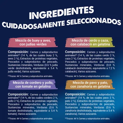 Felix Fantastic Doblemente Bueno 24 x 85 g - 24 x 85 g - Vacuno y ave, cordero y ternera, pollo y riñón, pavo con hígado Felix Fantastic Doblemente Bueno 24 x 85 g - 24 x 85 g - Vacuno y ave, cordero y ternera, pollo y riñón, pavo con hígado