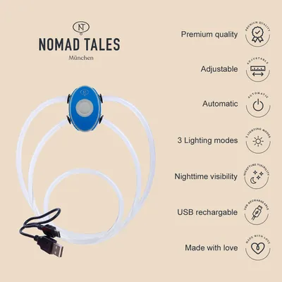 Nomad Tales Spirit LED нагръдник с USB-зареждане