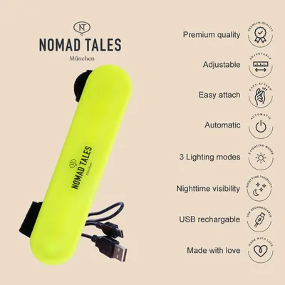 Nomad Tales Spirit силиконова светеща лента с USB зареждане