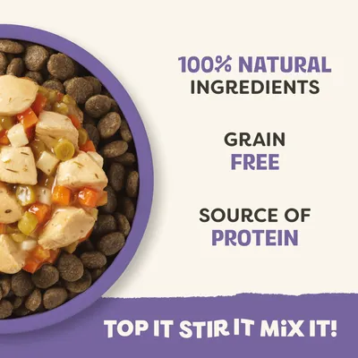 100% naturlige ingredienser, kornfri, proteinkilde. Top det, rør det, mix det! 100% naturlige ingredienser, kornfri, proteinkilde. Top det, rør det, mix det!