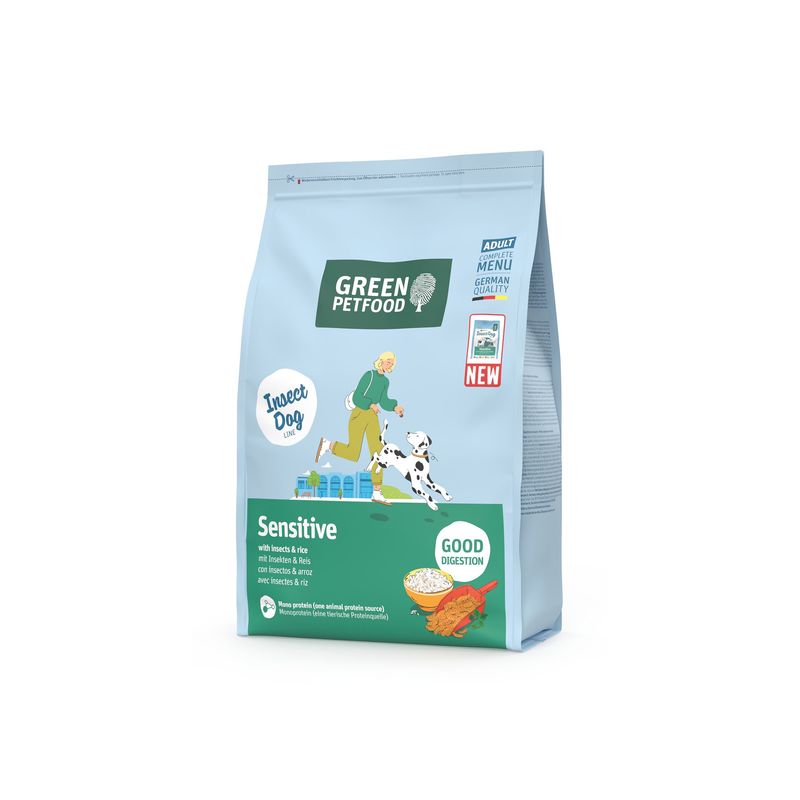 Green Petfood InsectDog Sensitive met insecten & Rijst