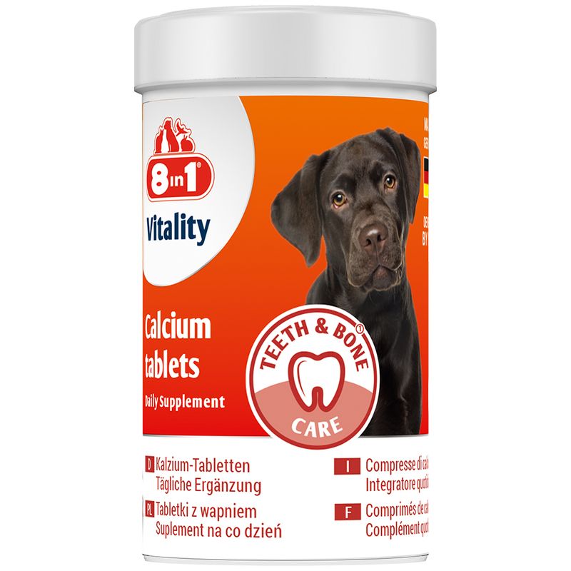 8in1 Vitality кальций в таблетках