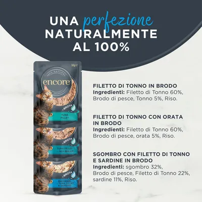 Encore in brodo buste 20 x 50 g Umido gatto