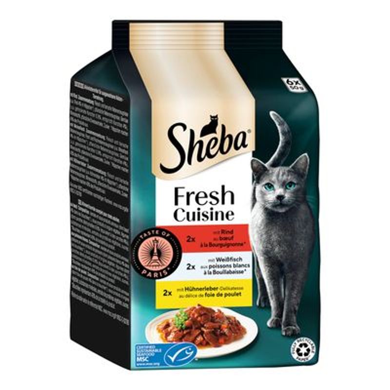 Sheba Fresh Cuisine Taste of Paris Kattenvoer 36 x 50 g