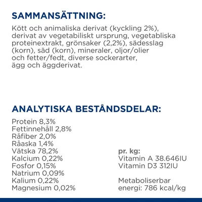 Hill's Prescription Diet Metabolic ragu med høns