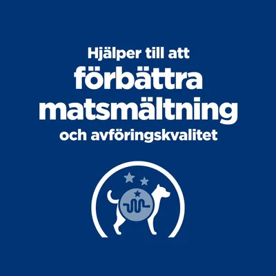 Hjälper till att förbättra matsmältning och avföringskvalitet