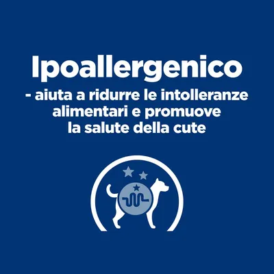 Ipoallergenico – aiuta a ridurre le intolleranze alimentari e promuove la salute della cute