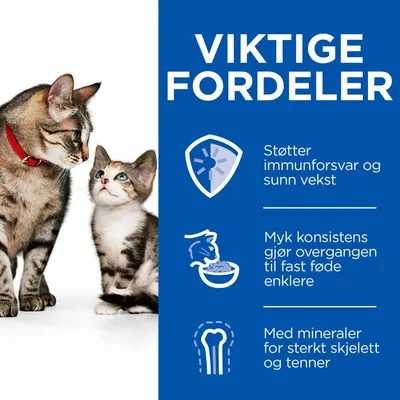 Hill's Science Plan Kitten & Mother Tender Mousse med kylling og kalkun