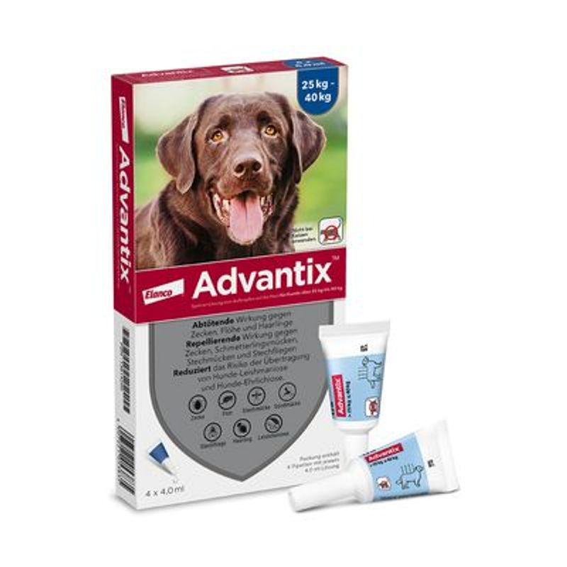 Advantix® 400/2000 Spot-On Solution voor Honden 25 - 40 kg