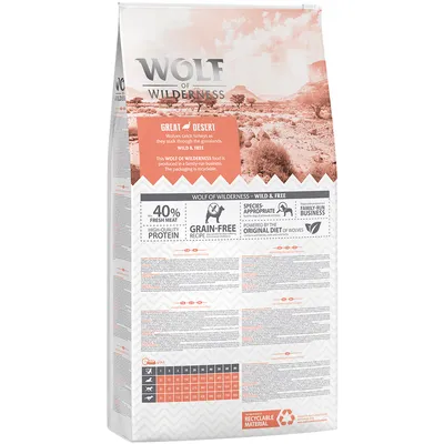 Wolf of Wilderness Adult "Great Desert" - Tacchino