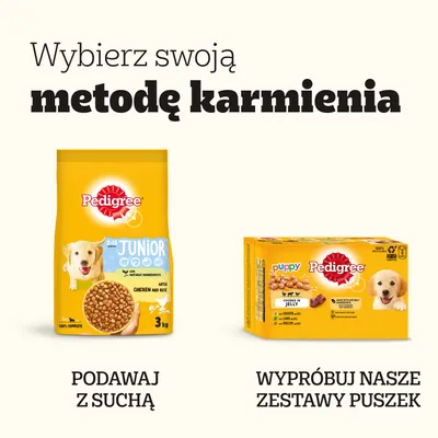 Pedigree Junior Saszetki w galarecie