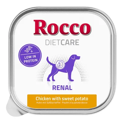 Rocco Diet Care Renal - Chicken with Sweet Potato 10 x 150g - dog wet food