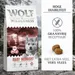 Wolf of Wilderness Junior "Ruby Midnight" Rundvlees & Konijn - graanvrij receptuur