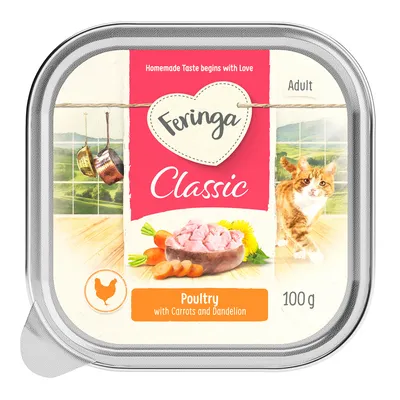 Feringa Classic Meat Menu Alubakke 6 x 100 g - Fjerkræ