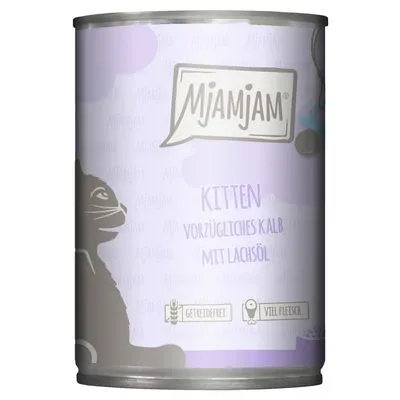 MjAMjAM Kitten Pacco misto 6 x 400 g umido gatto MjAMjAM Kitten Pacco misto 6 x 400 g umido gatto