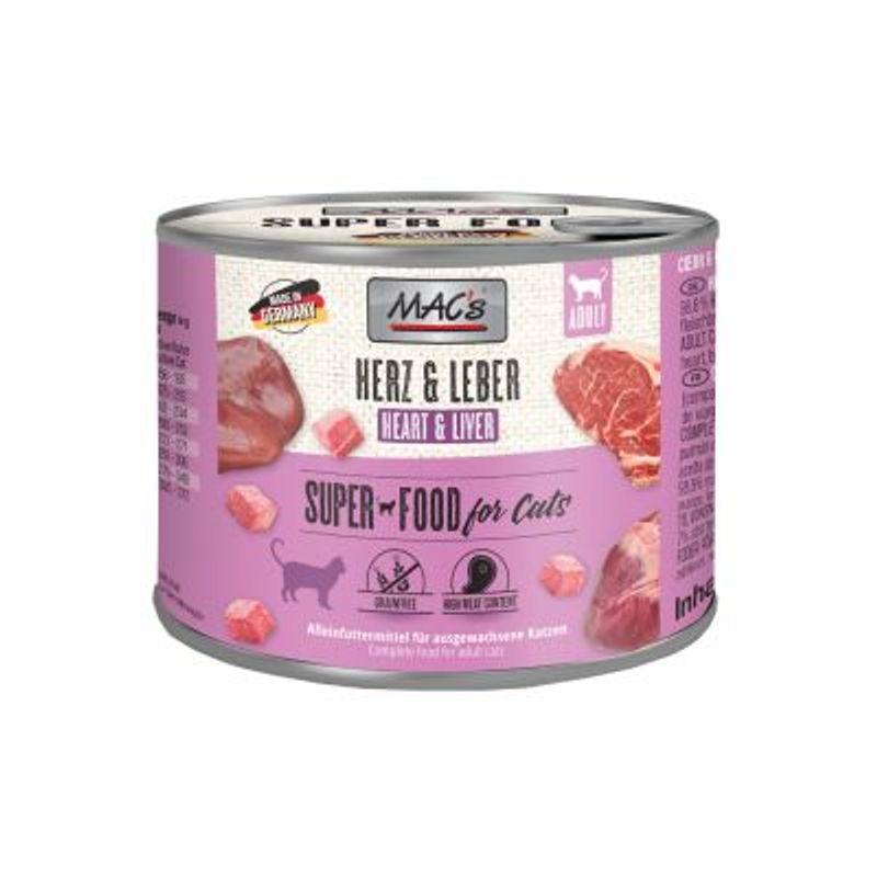 MAC's Cat 24 x 200 g Alimento umido per gatti