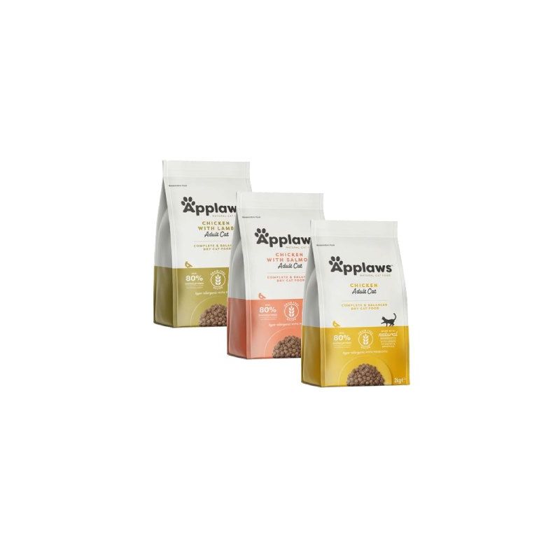 Blandat provpack: Applaws Adult kattfoder