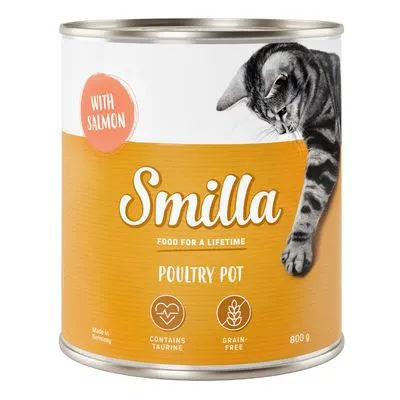 Gemengd proefpakket: Smilla Gevogeltepannetje Kattenvoer