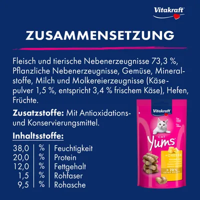 Friandises Vitakraft Cat Yums pour chat