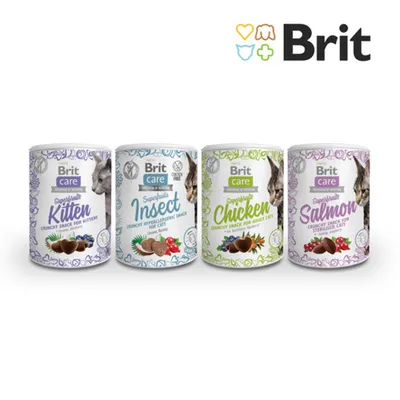 Brit Care Superfruits, łosoś, przysmak dla kota