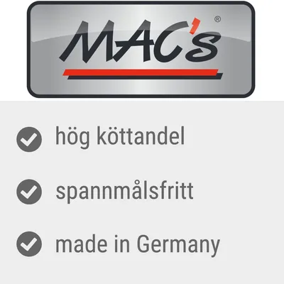 MAC's, hög kötthalt, spannmålsfritt, made in Germany