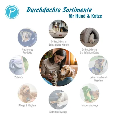 Durchdachte Sortimente für Hund & Katze: Nachsorge Produkte, Zubehör, Pflege & Hygiene, Orthopädische Schlafplätze Hunde, Orthopädische Schlafplätze Katze, Leine Halsband Geschirr, Katzenspielzeuge, Hundespielzeuge. Durchdachte Sortimente für Hund & Katze: Nachsorge Produkte, Zubehör, Pflege & Hygiene, Orthopädische Schlafplätze Hunde, Orthopädische Schlafplätze Katze, Leine Halsband Geschirr, Katzenspielzeuge, Hundespielzeuge.