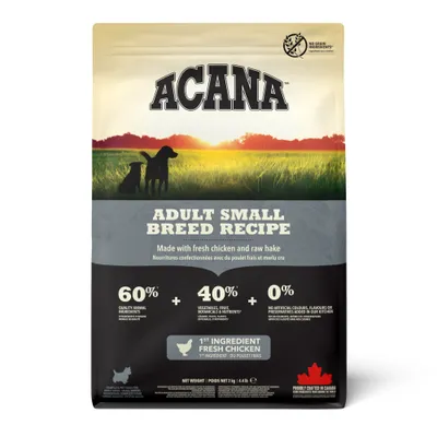 Acana Adult Small Breed z kurczakiem, indykiem i rybą - 2kg Acana Adult Small Breed z kurczakiem, indykiem i rybą - 2kg