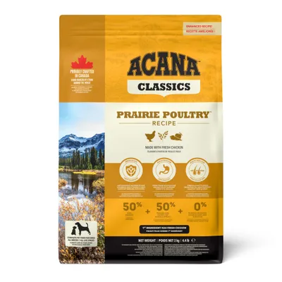 Acana, karma sucha dla psa: duże opakowanie + 2 kg w super cenie! - Adult, drób z prerii i kurczak, 9,7 kg + Adult, drób z prerii i kurczak, 2 kg Acana, karma sucha dla psa: duże opakowanie + 2 kg w super cenie! - Adult, drób z prerii i kurczak, 9,7 kg + Adult, drób z prerii i kurczak, 2 kg