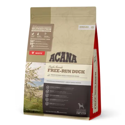 Acana Singles z kaczką, gruszkami i lawendą - 2 kg