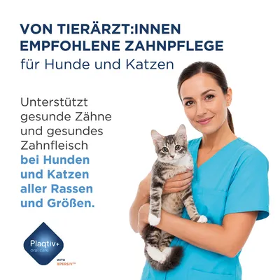 Von Tierärzt:innen empfohlene Zahnpflege für Hunde und Katzen. Unterstützt gesunde Zähne und Zahnfleisch bei Hunden und Katzen aller Rassen und Größen. Von Tierärzt:innen empfohlene Zahnpflege für Hunde und Katzen. Unterstützt gesunde Zähne und Zahnfleisch bei Hunden und Katzen aller Rassen und Größen.