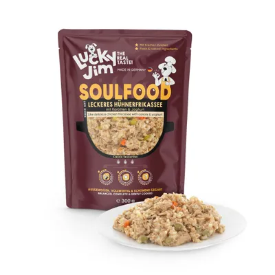 Lucky Jim Soulfood 6 x 300 g - Kippenragout