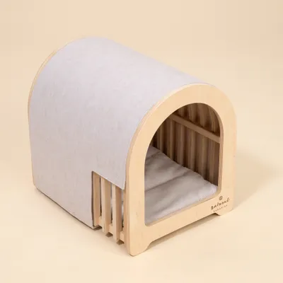 Natural Paradise Maison pour chat Zinnia - L 38 x l 47 x H 44 cm Natural Paradise Maison pour chat Zinnia - L 38 x l 47 x H 44 cm