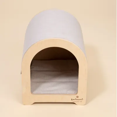 Natural Paradise Maison pour chat Zinnia - L 38 x l 47 x H 44 cm Natural Paradise Maison pour chat Zinnia - L 38 x l 47 x H 44 cm