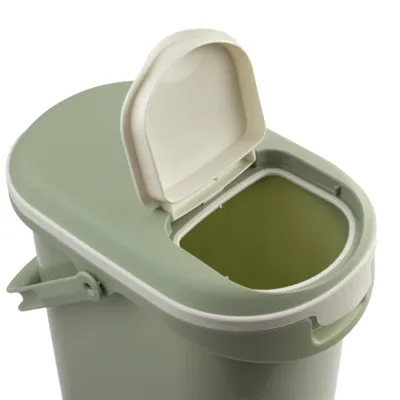 Curver Voercontainer voor honden/katten, groen - 10 liter, tot 4 kg droogvoer