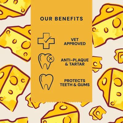 Pooch & Mutt Superfoods Cheddar Cheese Dental Sticks Minis - 200g