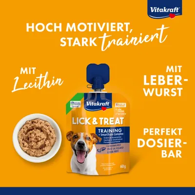 Vitakraft Lick & Snack SmartTrain Complex 60 g - Leberwurst Vitakraft Lick & Snack SmartTrain Complex 60 g - Leberwurst