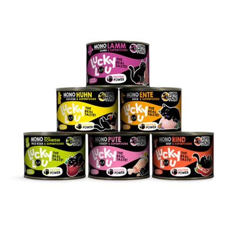 Lucky Lou SuperMono² voordeelverpakking 24 x 200 g