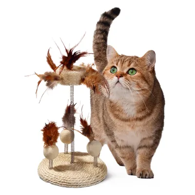 Jouet Karlie Nava en sisal et luffa pour chat