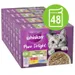 Gemengd Pakket Whiskas Pure Delight Portiezakjes 48 x 85 g