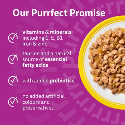 Whiskas 11+ Senior Pouches in Jelly - Poultry Feasts in Jelly (48 x 85g)