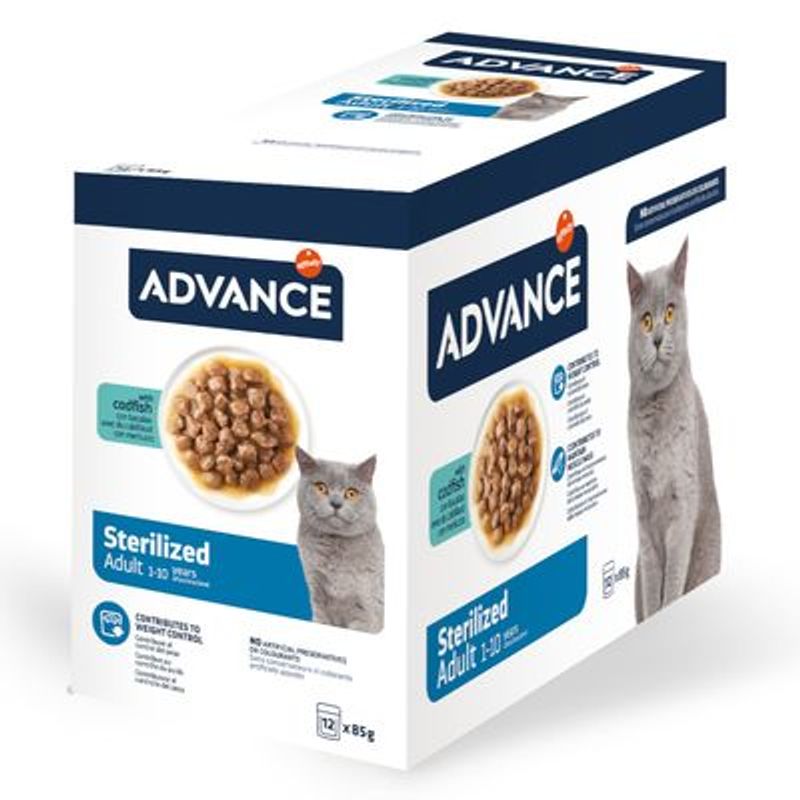 Advance Feline Sterilized Kabeljauw