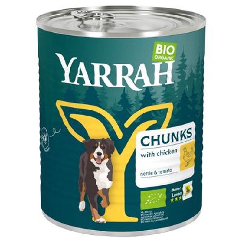 Voordeelpakket Yarrah biologische brokken 12 x 820 g