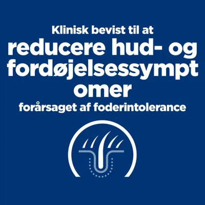 Klinisk bevist at reducere hud- og fordøjelsessymptomer forårsaget af foderintolerance. Klinisk bevist at reducere hud- og fordøjelsessymptomer forårsaget af foderintolerance.