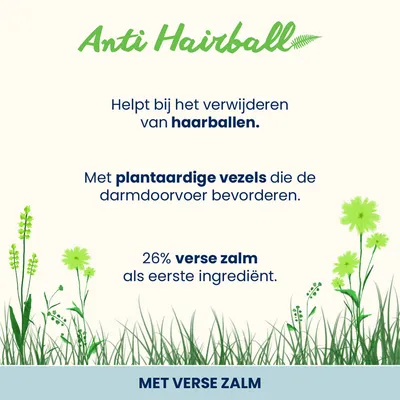 Almo Nature Functioneel Anti Hairball met Zalm Almo Nature Functioneel Anti Hairball met Zalm